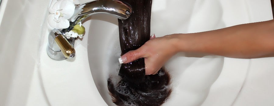 How to wash and condition virgin hair extensions. Super Easy!