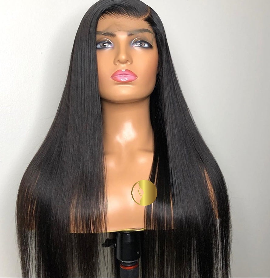 Raw Indian Straight Virgin Lace Wigs