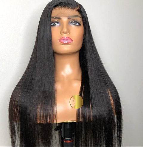 Lace Front Wig, 100% Raw Virgin Indian Hair