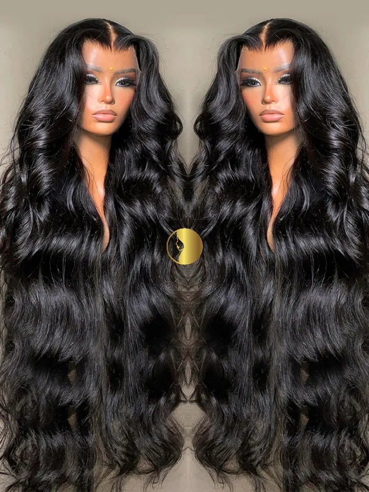 50 inch Body Wave Virgin Human Hair Wig and 50 inch Body Wave Raw Hair Wig