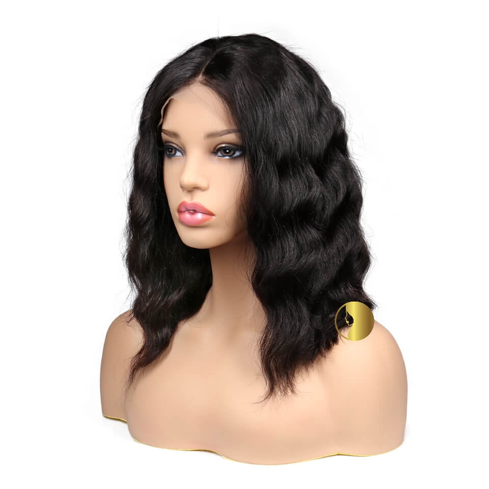 Raw Cambodian Wavy Virgin Lace Frontal Wigs