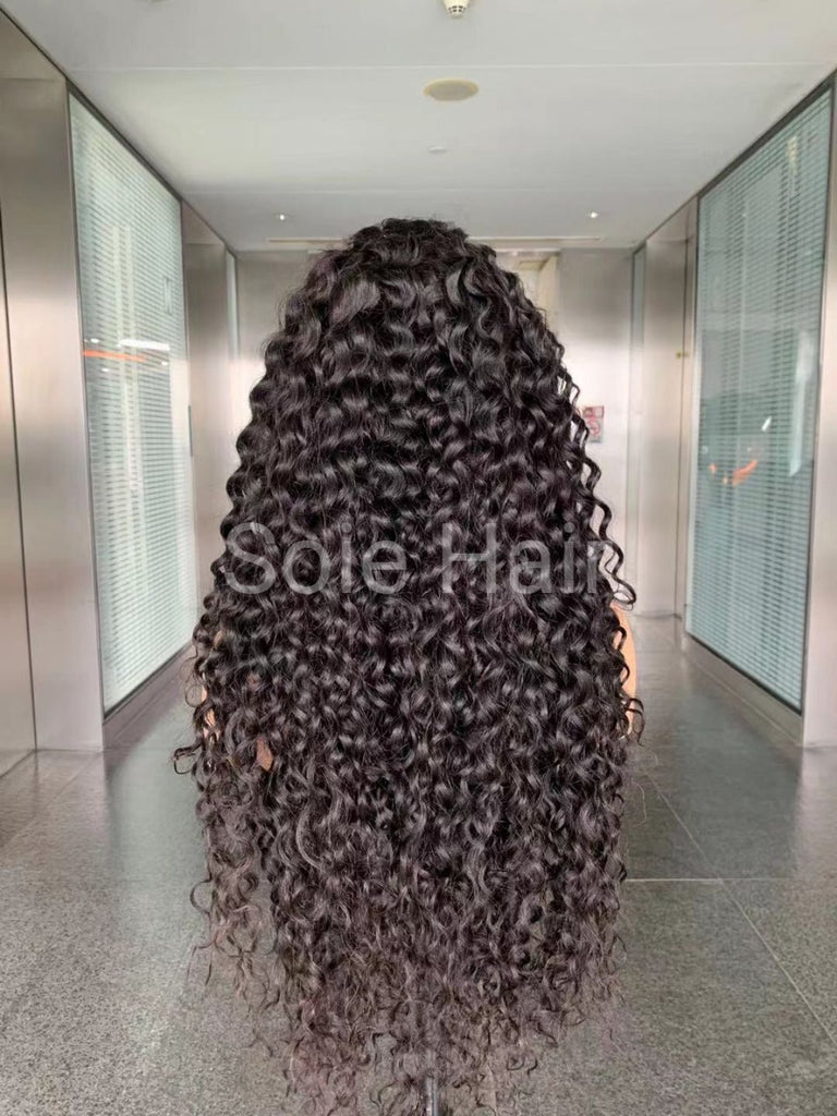 Natural Curly Lace Frontal Wigs