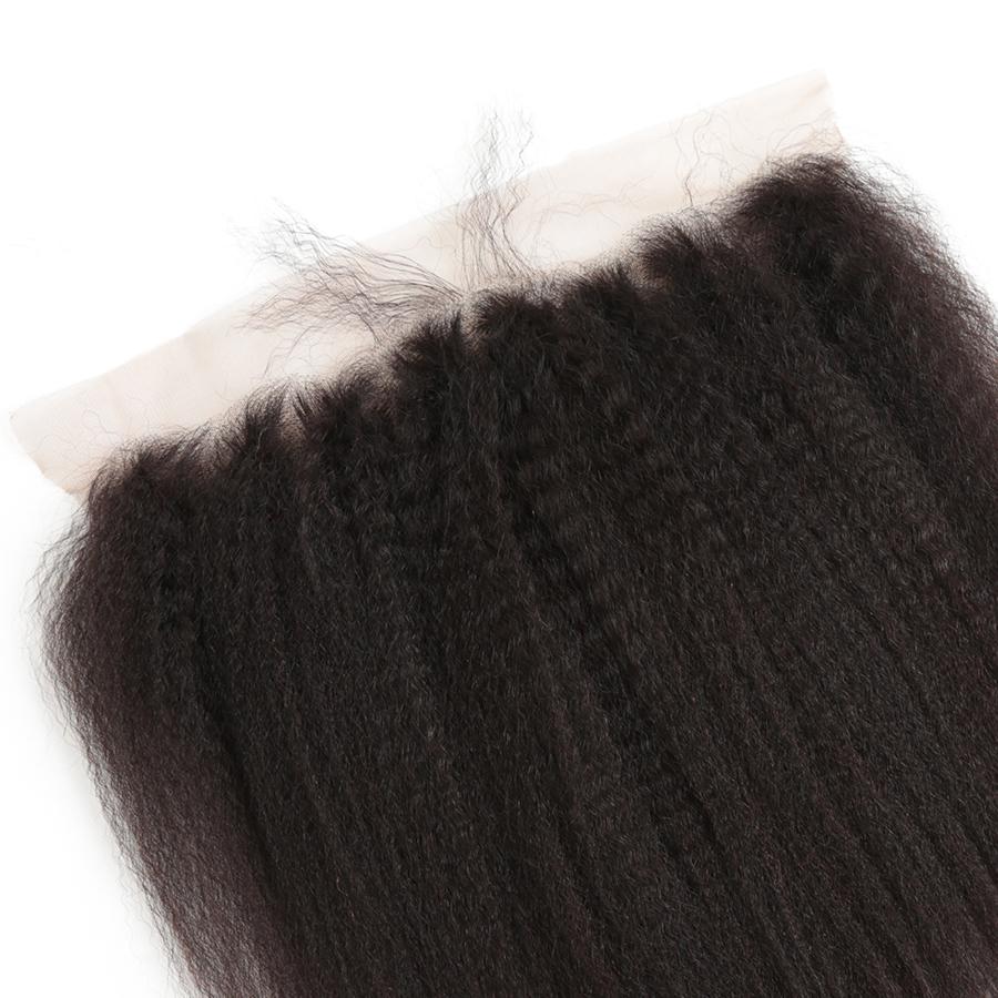 Raw Kinky Straight Virgin Hair Frontals - Steamed