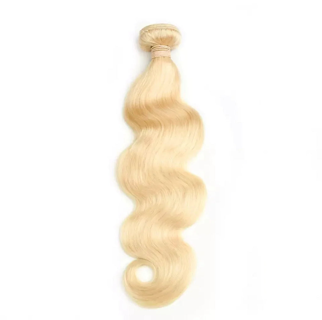 Raw Blonde Body Wave Virgin Hair Extensions - Steamed