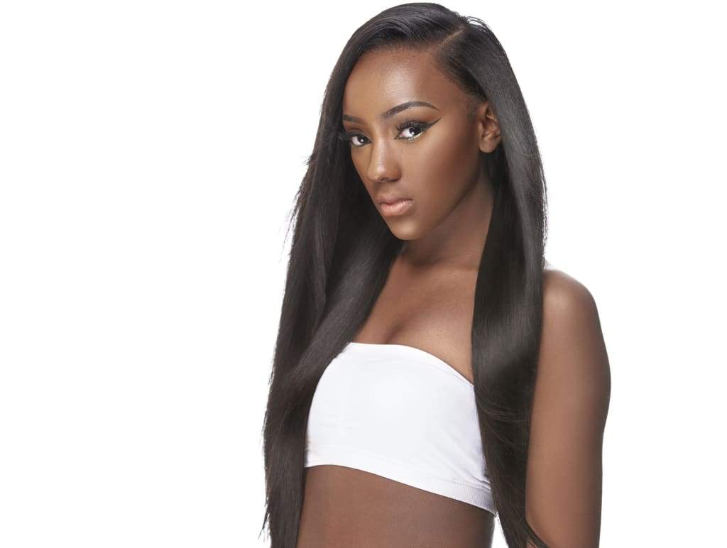 Brazilian Straight Virgin Human Hair Extensions Sold by Soie Virgin Hair Extensions In Atlanta, Georgia. We deliver or ship everywhere. Call 404-669-6832 or visit https://SoieHair.com
